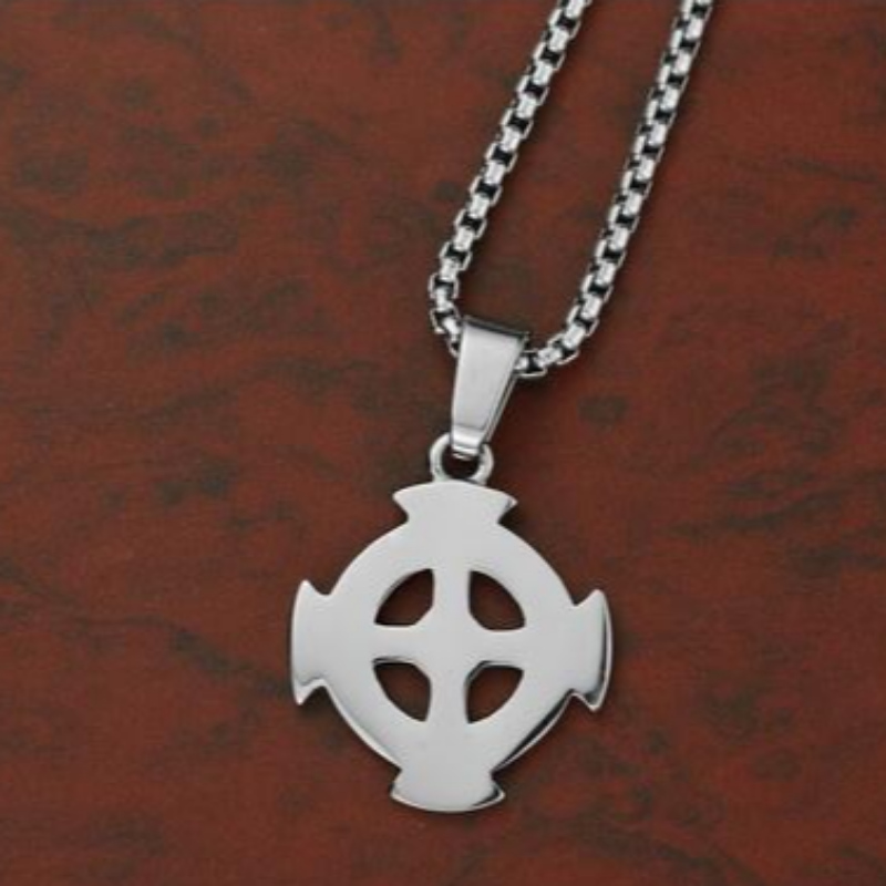 Personalizate bijuterii coreene moda men\'s Stainless Steel Cross Pendant tag Retro Pattern Cross Pendant