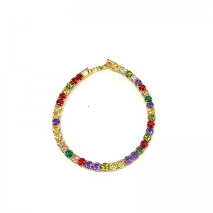 Moda europeană și americană Placate cu brățară de aur de 18K de aur