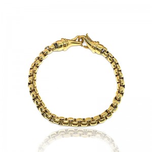 Fashion din oțel inoxidabil de modă din oțel inoxidabil, lanț de perle generos, brățară